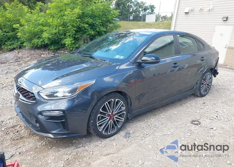 2021 Kia Forte Gt Manual z USA, uszkodzony, nr VIN 3KPF44AC0ME295466